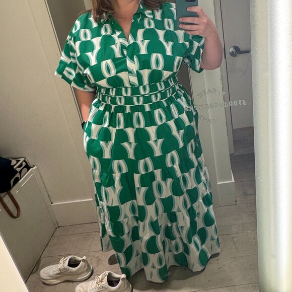 Anthropologie Dresses & Skirts - Anthropologie Somerset Maxi Shirt Dress - Green XL / 16